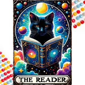The Reader Pattern DIY Diamond Arts Colorful Painting Kit without Frame, DIY 5D Diamond Arts Colorful Painting Kit, Diamond Painting Kits, Wall Art Decor for Home