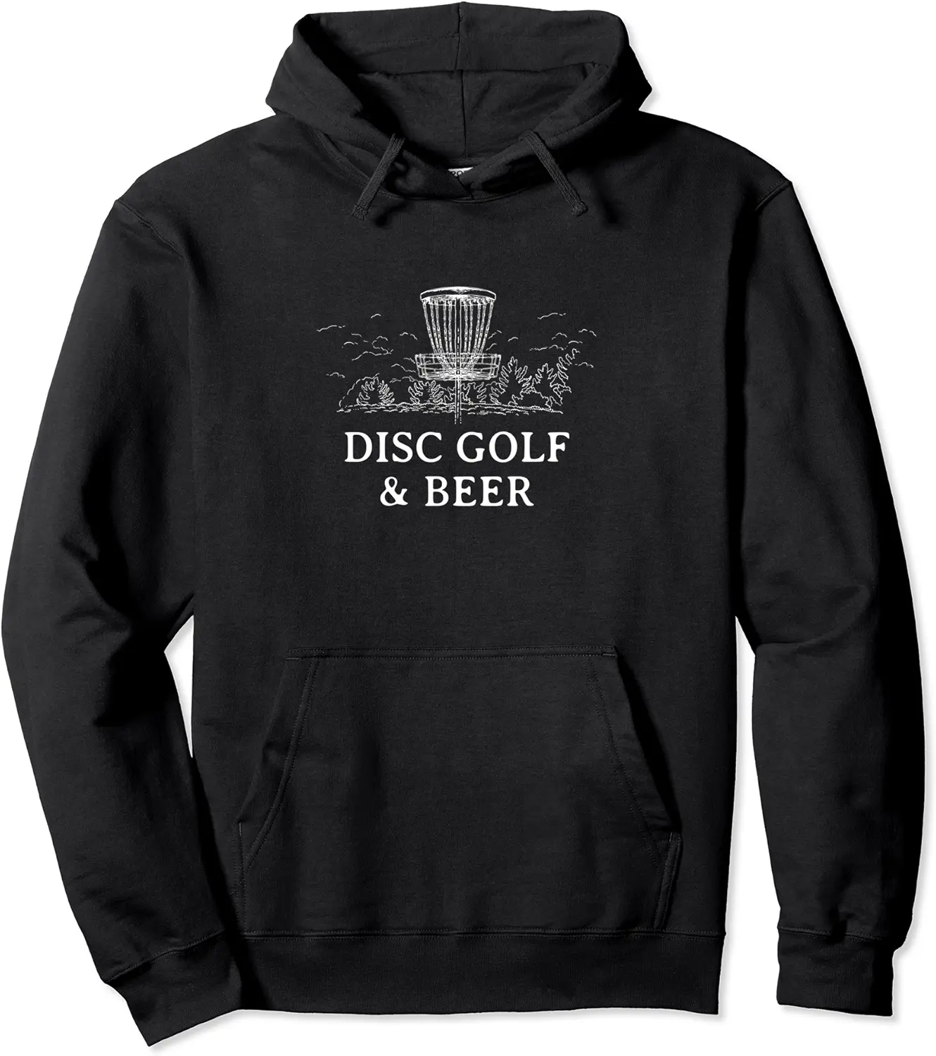 Disc Golf & Beer Drinking Outdoor Game Alcoholic Field Game Pullover Hoodie - Nafeesaami Shop 87B0CFYW3254