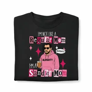 Funny Graphic Tee, I'm Not a Regular Mom Shirt, I'm a Sandler Mom T-Shirt, Adam Sandler Fan Tee, Gift for Mom,  Made In USA For Women For Men [180G230G 100% cotton short-sleevehoodie, soft and comfortable]