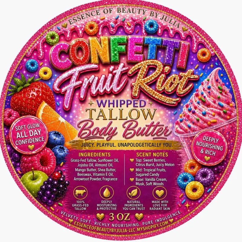 Confetti Fruit Riot Tallow Body Butter