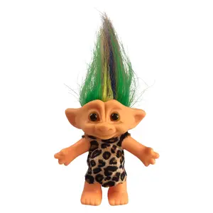 Lucky troll Doll 90s Vintage troll doll Chromatic Adorable for Collections, School Project, Arts and Crafts, Party Favors Fun, Doll Outfit, Dolls Clothes Accessories