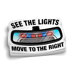See The Lights Move To The Right Sticker