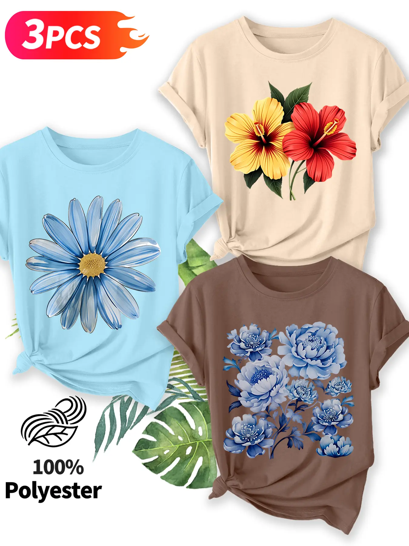 tropical flower sweatshirt - TikTok Shop
