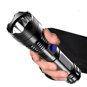 Portable Outdoor Camping Flashlight, Summer Gifts, 1 Count USB Rechargeable Flashlight, Waterproof Flashlight For Outdoor Camping Hiking, Christmas Gift