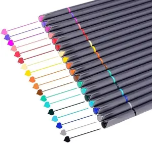 Journal Planner Pens Colored Pens Office School Supplies Fine Point Fineliner Drawing Art Markers for Bullet Journaling Scrapbooking Notebook Writing Note Taking Calendar Stationary 18-Color