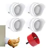 Essilnn DIY Automatic Gravity Feeder Kits for Poultry - Adjustable Height, Less Mess, Multiple Ports, Easy Installation, Rubber-Sealed, Waterproof PP Plastic Tools with 3.15" Hole Saw & Drill Bit for Chicken, Duck, Goose Buckets/Barrels