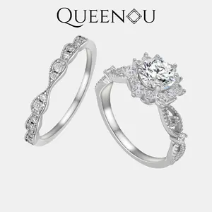 【866】Promotional Event Snow Fairy Snowflake synthetic moissanite ring + Luxurious Versatile Band - Elegant Winter Jewelry, Fashionable Gift for Women, Chic Accessory for Any Occasion  synthetic moissanite