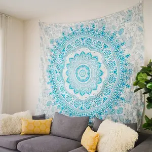Mandala Tapestry - Blue