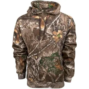 Classic Men��s Camo Pullover Hoodie �C Cotton/Poly Sweatshirt for Hunting, Camping & Outdoors