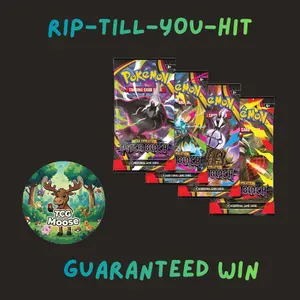 Pokemon Pitch Black Rip-Till-You-Hit Booster Packs (Pack Minimum Included)