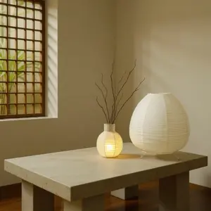 Zen Paper Lamp – Compact Ambient Light for Relaxation & Meditation