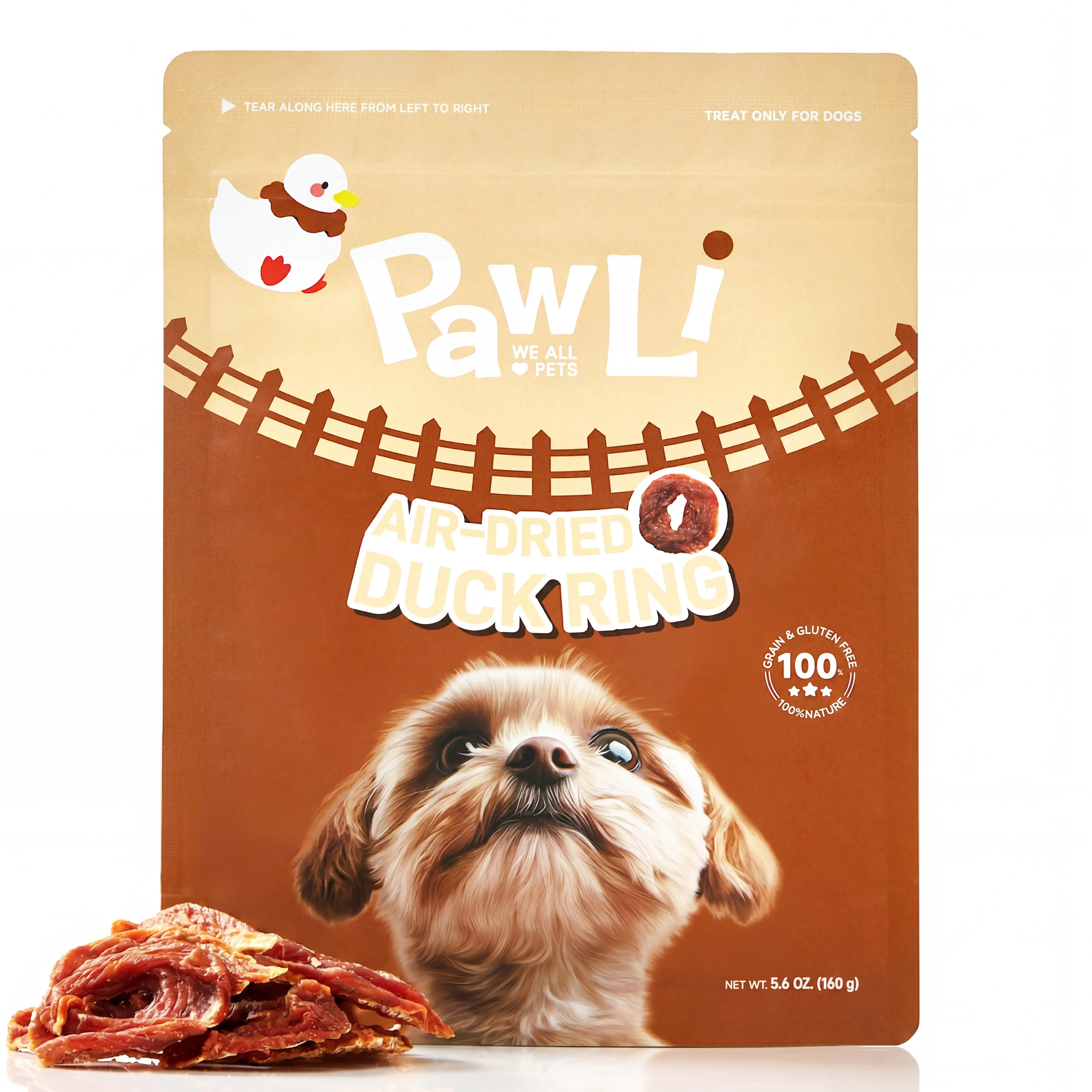 Air-Dried Duck Ring Treats for Dogs | PAWLI