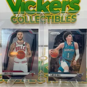 Lonzo Ball & LaMelo Ball 2024-25 Panini Prizm Basketball Card Set