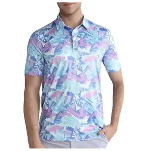 Men's Athletic Golf Polo Shirt, Moisture Wicking Performance, Short Sleeve