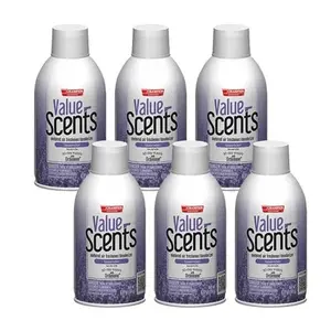 Champion Sprayon ValueScents Metered Air Freshener Refill 7 oz, Odor Control Fragrance, Lavender (6 Pack)