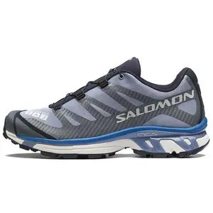Salomon XT-4 Unisex Low-Top Mesh Running Shoes with Cushioning and Traction in Charcoal