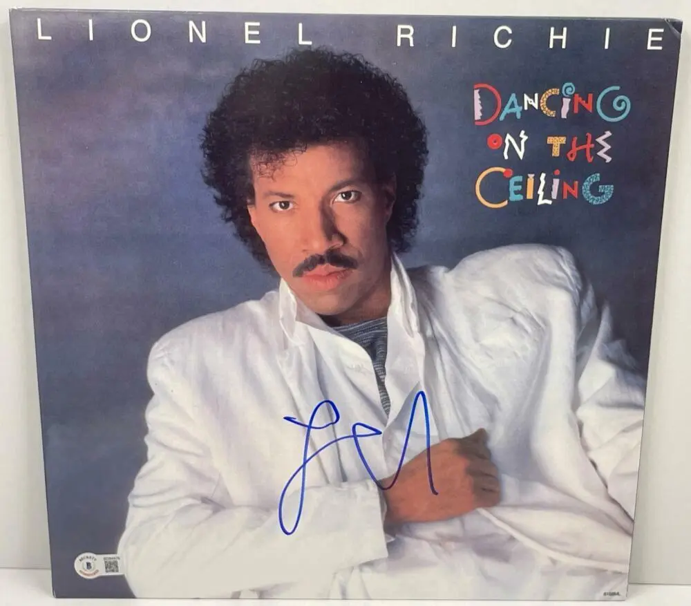 Lionel Richie Authentic Autographed Vinyl Record #2