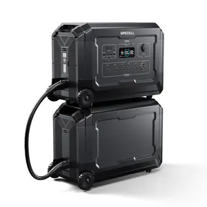[CLEARANCE Sale]  GRECELL Portable Power Station 4000W，5040Wh Solar Generator with LiFePO4 Battery, 6 AC Outlets (7000W Peak), 1.5H Fast Charge, Expandable Emergency Power for Power Outage, RV Camping & Off-grid Use