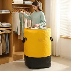 Waterproof Moving bag with durable handle and secure drawstring closure, large capacity foldable storage bag, ideal for moving, travel and dorm use Organiser