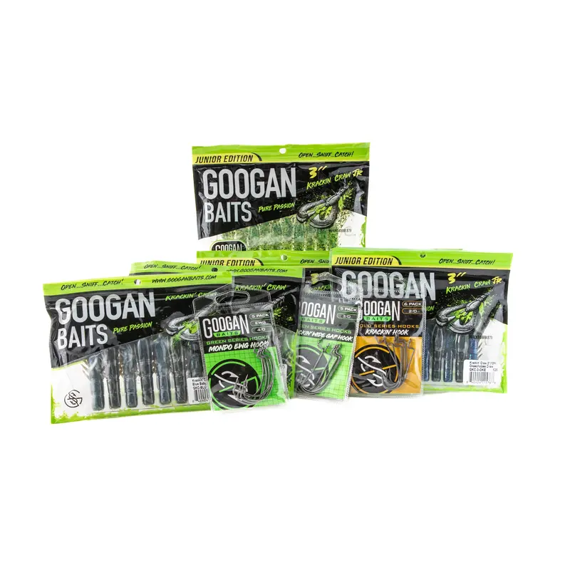 Googan Squad Krackin' Craw Slam Bundle - Lures & Terminal