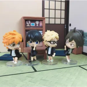 In-Stock Japanese Version Of Volleyball Boys Blind Box Greeting Hinata Kageyama Looking Back Displaying Team Uniform Figure Gift