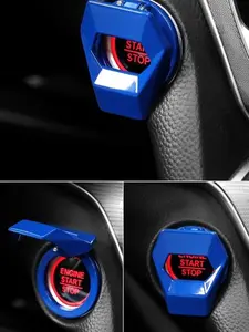 SAANY Lambo Fighter Jet Style Flip Up Ignition Cover | Metal Start Stop Button Cover, Car Enthusiast Gift