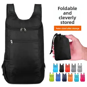 New backpack, lightweight waterproof folding bag, colorful student schoolbag, outdoor large-capacity sports backpack.