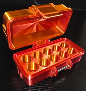 Modern 3ml Peptide Vial Organizer Storage Box - Clutter-Free Cosmetic Insert with 4-100 Vial Capacity Options, Home Organizer Bin