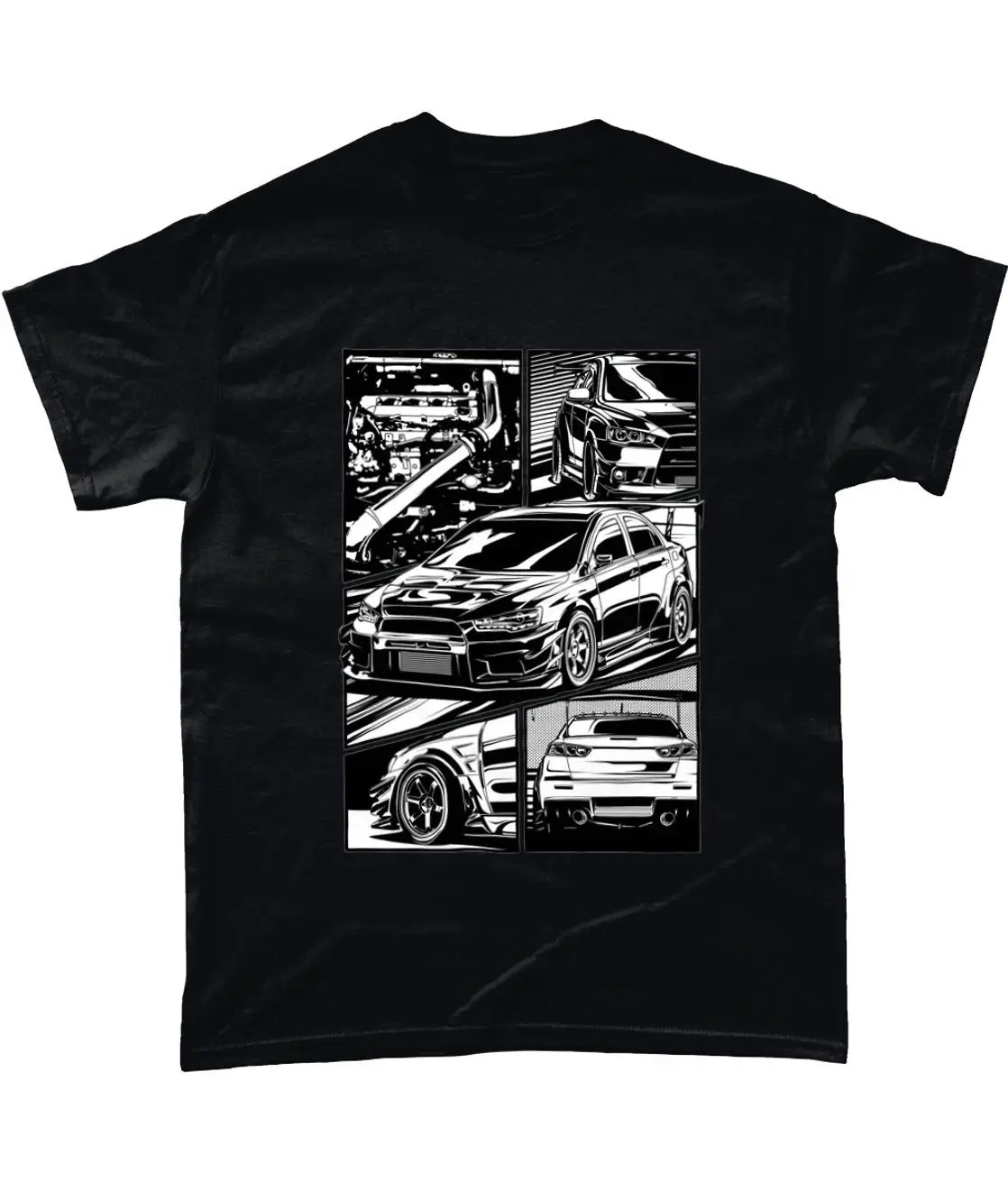 Vintage Classic Lancer EVO X Unisex T-Shirt Sweatshirt Hoodie, JDM Car Enthusiast and Fans Gift