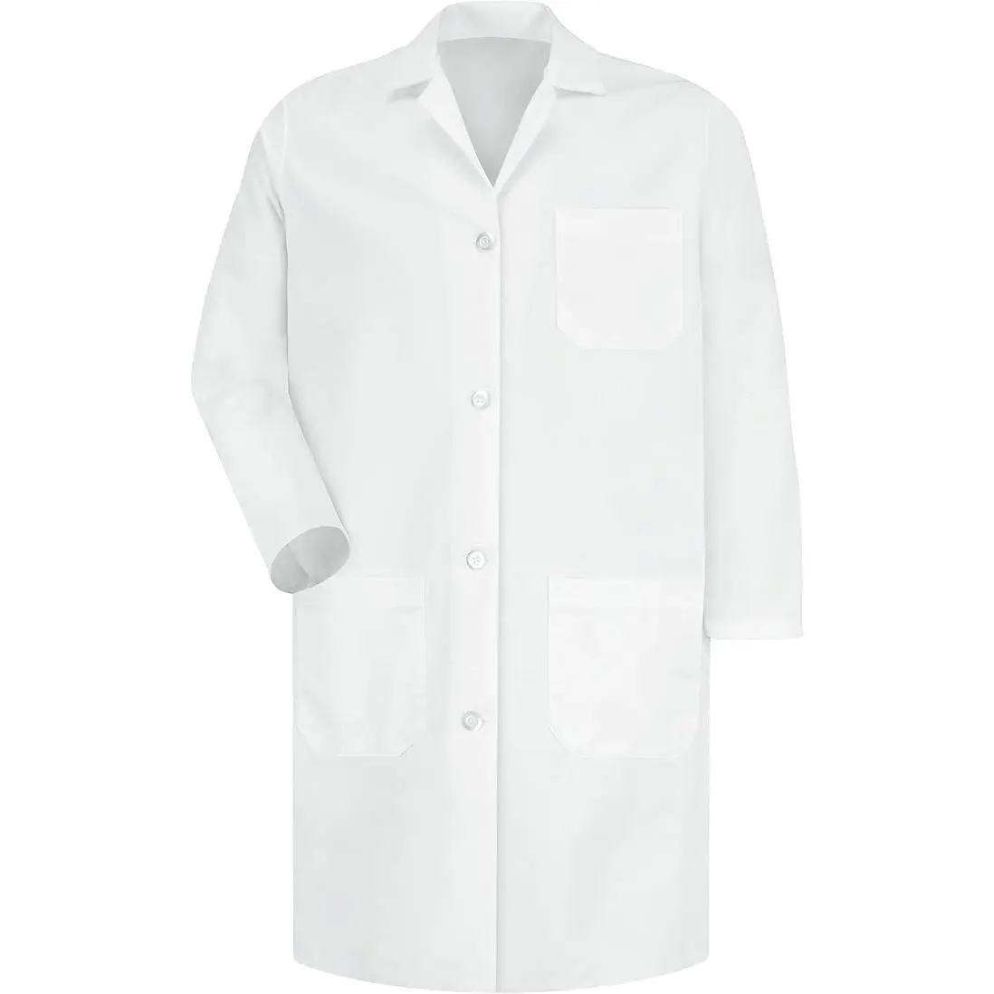 Red Kap Women's Fitted Long Sleeve Staff Coat, Belted Workwear Uniform with Non-Yellowing Buttons, 3 Pockets & Wrinkle-Resistant Finish, Adjustable Belt, Sewn-On Belt