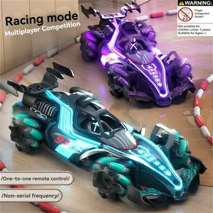 Remote Control Car Spray Drift Four-Wheel Drive Off-Road Climbing Toy, Kids' Stunt Car, Perfect Birthday Gift, Requires 2 Aa Batteries