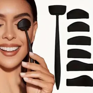 Silicone Eyeshadow Stamp Kit for Beginners, Makeup Tools Set, No Power Required, Non-Scented, Easy Application Guide Included