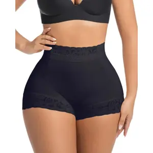 Faja Style Shapewear Shorts - Tummy Control Body Shaper for Women - Curvy High Waist Compression Garments