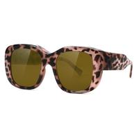 Pink Tortoise Frame Brown Lens