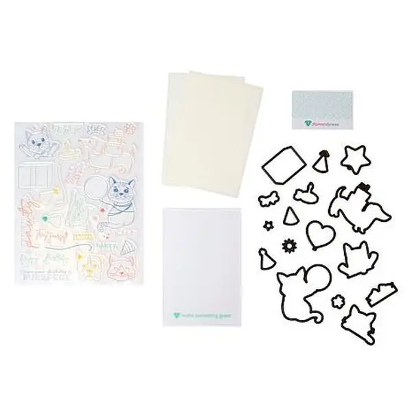 Crafts & Sewing Diamond Press It's Time to Pawty Stamp and Die Kit