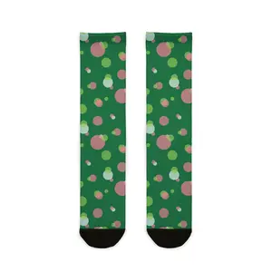 Festive Patterned Crew Socks, Fun Holiday Gift, Cozy Accessories for Every Occasion, Christmas Socks, Unique Stocking Stuffer