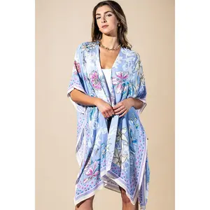 Blue Drift Kimono