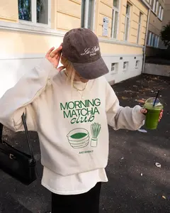 [Sale off up to 50%] Morning Matcha Club Sweatshirt, Cozy Unisex Crewneck, Matcha Lover sweater