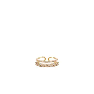 BRACHA Clara Baguette Ring in Gold