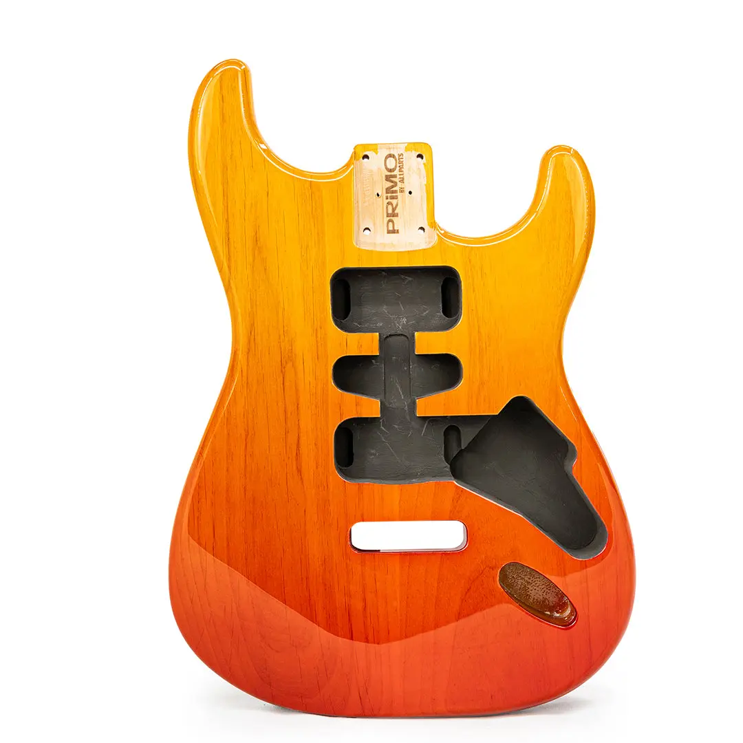 PRiMO Alder Stratocaster Replacement Body - Phoenix, for Electric Guitar Building & Repair