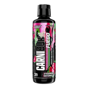 Nutrex Carniburn Fuego Stimulant Free L Carnitine Advanced Liquid L-Carnitine Supplement for Energy Boost Workout Performance