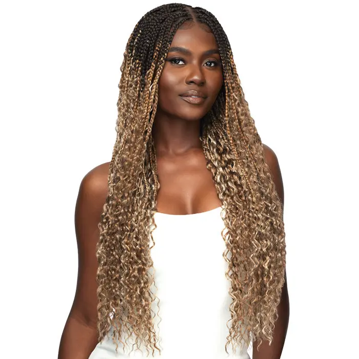 Outre Glueless Synthetic Hand-Tied Pre-Braided 13X4 HD Lace Front Wig - BOHO BOX BRAID 30"