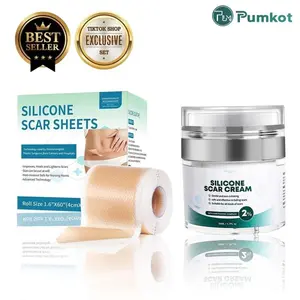 Professional Scar Treatment Set Silicone Sheets  Firming Hydrating Cream  Scar Care Moisturizing  Skin Repair Korean Skincare Inspired
