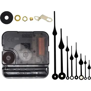 Battery Operated 12888 Quartz DIY Wall Clock Movement Mechanism with Hands, DIY Repair Replacement Parts