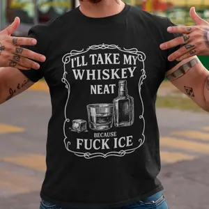 Whiskey Neat FCK ICE Pro-Immigrant Tee: Latino Activist, Anti-Deportation