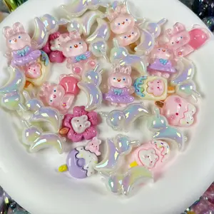 Rabbit Daily DIY Acrylic beads and Charms for Keychain
