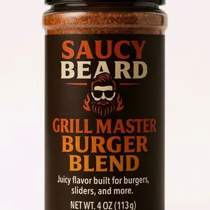 Saucy Beard Grill Master Burger Blend - Bold Savory Spices for Burgers Sliders & More
