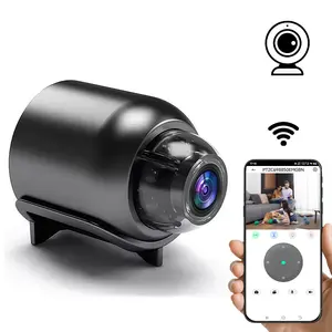 1080P Pet Camera, Equipped with 140° Wide Angle and No-Glow Night Vision, Mini Indoor WiFi Camera, 24/7 Recording, For Baby Monitoring and Home Security, Wireless Security Cameras