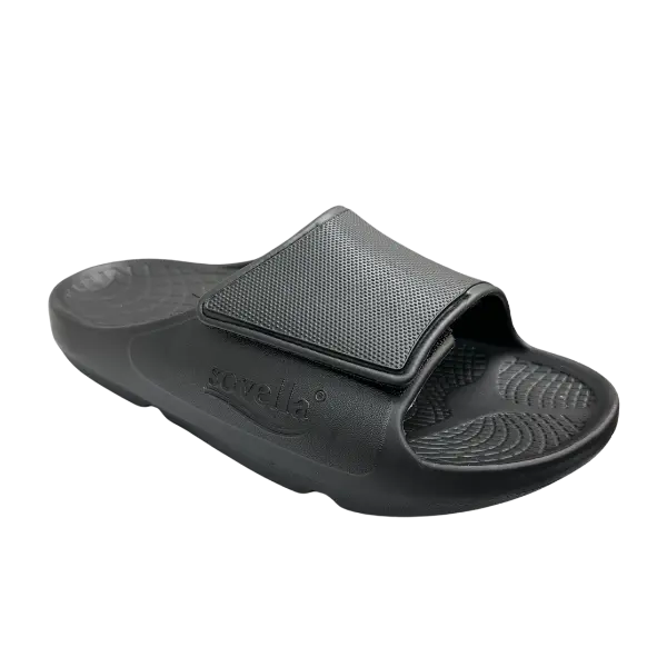 Sovella Active Recovery Sandals Men's PF Velcro Slide Black