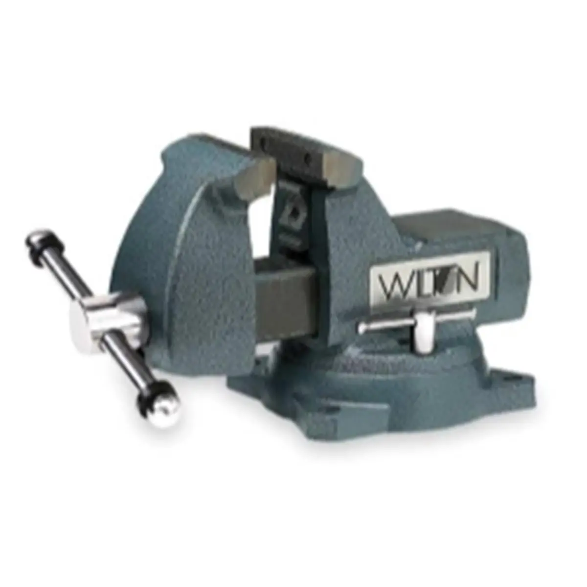 Wilton 748 Heavy-Duty Hardware Bench Vise - 360° Rotation Swivel Base, Double Lock-Downs, Large Anvil, Powder Coated Finish, Enclosed Design, 75 Lbs Metal Construction for Cycling & Outdoor Recreation